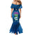 Custom Scotland Rugby 2025 Family Matching Mermaid Dress and Hawaiian Shirt Funny Thistle Mascot Go Scottish!
