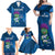 Custom Scotland Rugby 2025 Family Matching Off Shoulder Maxi Dress and Hawaiian Shirt Funny Thistle Mascot Go Scottish!