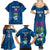 Custom Scotland Rugby 2025 Family Matching Summer Maxi Dress and Hawaiian Shirt Funny Thistle Mascot Go Scottish!