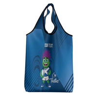 Custom Scotland Rugby 2025 Grocery Bag Funny Thistle Mascot Go Scottish!