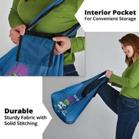 Custom Scotland Rugby 2025 Grocery Bag Funny Thistle Mascot Go Scottish!