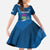 Custom Scotland Rugby 2025 Kid Short Sleeve Dress Funny Thistle Mascot Go Scottish!