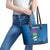 Custom Scotland Rugby 2025 Leather Tote Bag Funny Thistle Mascot Go Scottish!