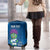 Custom Scotland Rugby 2025 Luggage Cover Funny Thistle Mascot Go Scottish!