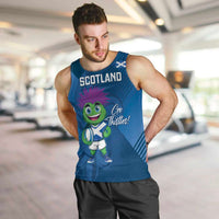 Custom Scotland Rugby 2025 Men Tank Top Funny Thistle Mascot Go Scottish!