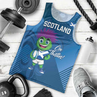 Custom Scotland Rugby 2025 Men Tank Top Funny Thistle Mascot Go Scottish!