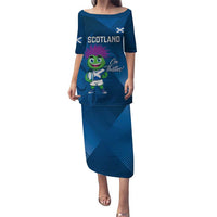 Custom Scotland Rugby 2025 Puletasi Funny Thistle Mascot Go Scottish!