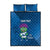Custom Scotland Rugby 2025 Quilt Bed Set Funny Thistle Mascot Go Scottish!