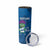Personalised Scotland Rugby 2025 Skinny Tumbler Funny Thistle Mascot Go Scottish!