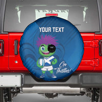 Custom Scotland Rugby 2025 Spare Tire Cover Funny Thistle Mascot Go Scottish!