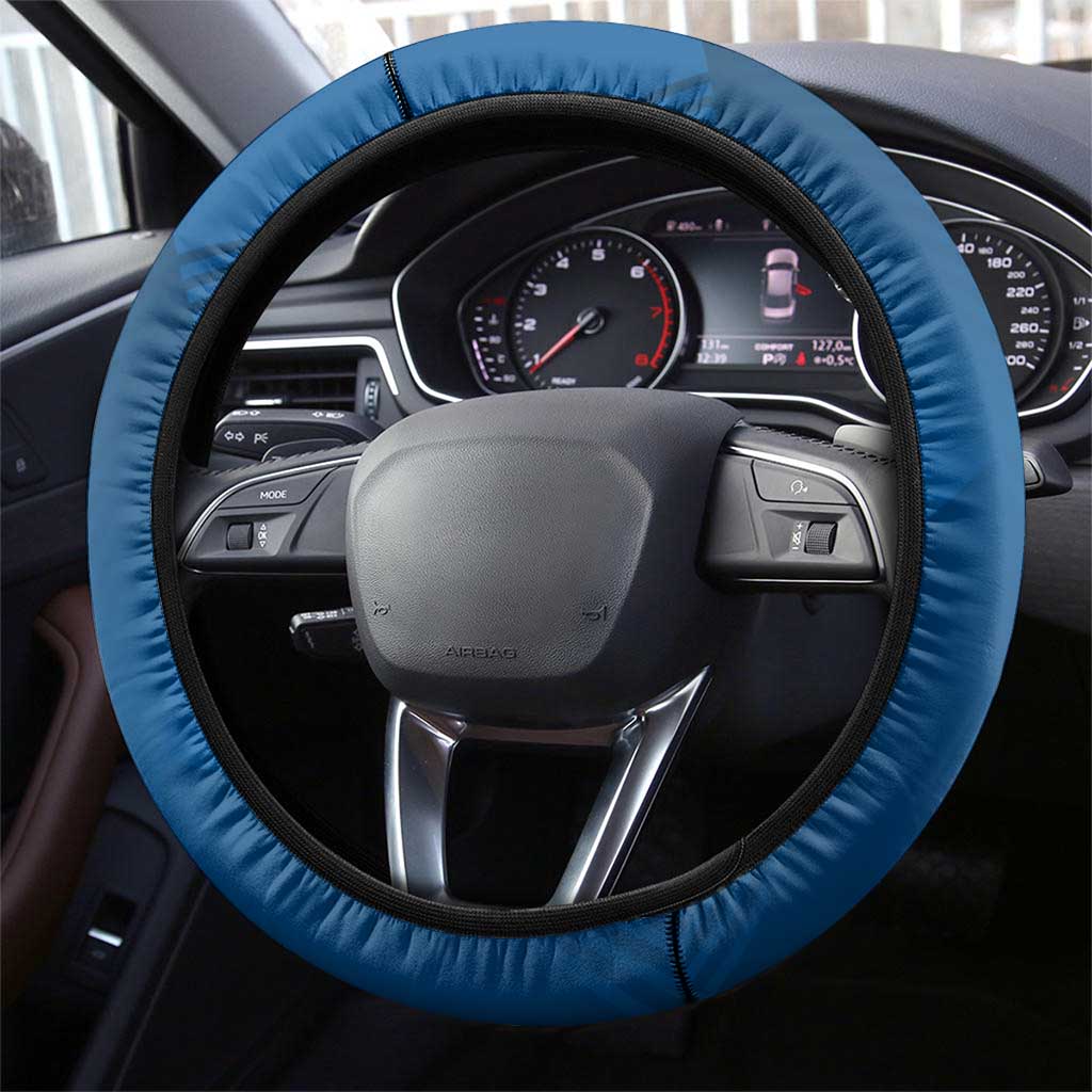 Scotland Rugby 2025 Steering Wheel Cover Funny Thistle Mascot Go Scottish!