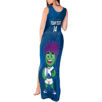 Custom Scotland Rugby 2025 Tank Maxi Dress Funny Thistle Mascot Go Scottish!