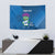 Custom Scotland Rugby 2025 Tapestry Funny Thistle Mascot Go Scottish!