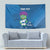 Custom Scotland Rugby 2025 Tapestry Funny Thistle Mascot Go Scottish!