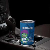 Personalised Scotland Rugby 2025 Tumbler Cup Funny Thistle Mascot Go Scottish!