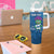 Personalised Scotland Rugby 2025 Tumbler With Handle Funny Thistle Mascot Go Scottish!