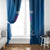 Custom Scotland Rugby 2025 Window Curtain Funny Thistle Mascot Go Scottish!
