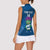 Custom Scotland Rugby 2025 Women Sleeveless Polo Shirt Funny Thistle Mascot Go Scottish!