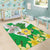 Wales Saint David's Day Area Rug Welsh Funny Leek Daffodil