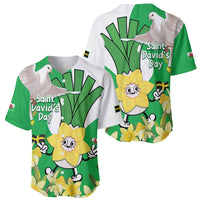 Wales Saint David's Day Baseball Jersey Welsh Funny Leek Daffodil