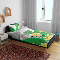 Wales Saint David's Day Bedding Set Welsh Funny Leek Daffodil
