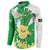 Wales Saint David's Day Button Sweatshirt Welsh Funny Leek Daffodil