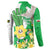Wales Saint David's Day Button Sweatshirt Welsh Funny Leek Daffodil