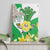 Wales Saint David's Day Canvas Wall Art Welsh Funny Leek Daffodil