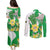 Wales Saint David's Day Couples Matching Puletasi and Long Sleeve Button Shirt Welsh Funny Leek Daffodil
