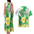 Wales Saint David's Day Couples Matching Tank Maxi Dress and Hawaiian Shirt Welsh Funny Leek Daffodil