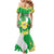 Wales Saint David's Day Family Matching Mermaid Dress and Hawaiian Shirt Welsh Funny Leek Daffodil