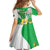 Wales Saint David's Day Family Matching Off The Shoulder Long Sleeve Dress and Hawaiian Shirt Welsh Funny Leek Daffodil