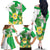 Wales Saint David's Day Family Matching Off The Shoulder Long Sleeve Dress and Hawaiian Shirt Welsh Funny Leek Daffodil