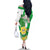 Wales Saint David's Day Family Matching Off The Shoulder Long Sleeve Dress and Hawaiian Shirt Welsh Funny Leek Daffodil