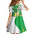 Wales Saint David's Day Family Matching Off Shoulder Maxi Dress and Hawaiian Shirt Welsh Funny Leek Daffodil