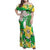 Wales Saint David's Day Family Matching Off Shoulder Maxi Dress and Hawaiian Shirt Welsh Funny Leek Daffodil