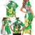 Wales Saint David's Day Family Matching Short Sleeve Bodycon Dress and Hawaiian Shirt Welsh Funny Leek Daffodil