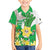 Wales Saint David's Day Family Matching Short Sleeve Bodycon Dress and Hawaiian Shirt Welsh Funny Leek Daffodil