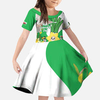 Wales Saint David's Day Family Matching Summer Maxi Dress and Hawaiian Shirt Welsh Funny Leek Daffodil