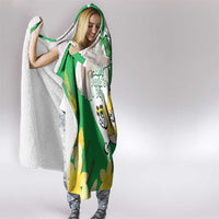 Wales Saint David's Day Hooded Blanket Welsh Funny Leek Daffodil