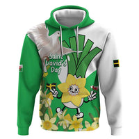 Wales Saint David's Day Hoodie Welsh Funny Leek Daffodil