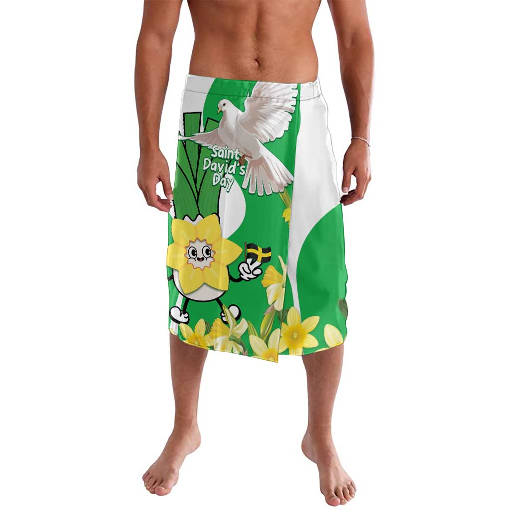 Wales Saint David's Day Lavalava Welsh Funny Leek Daffodil
