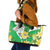 Wales Saint David's Day Leather Tote Bag Welsh Funny Leek Daffodil