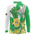 Wales Saint David's Day Long Sleeve Polo Shirt Welsh Funny Leek Daffodil