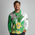 Wales Saint David's Day Long Sleeve Polo Shirt Welsh Funny Leek Daffodil