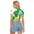 Wales Saint David's Day Raglan Cropped T Shirt Welsh Funny Leek Daffodil