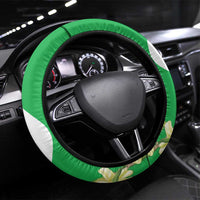 Wales Saint David's Day Steering Wheel Cover Welsh Funny Leek Daffodil