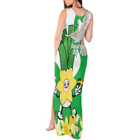 Wales Saint David's Day Tank Maxi Dress Welsh Funny Leek Daffodil