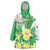 Wales Saint David's Day Wearable Blanket Hoodie Welsh Funny Leek Daffodil