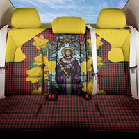 Welsh Dewi Sant Back Car Seat Cover Saint David With Daffodil